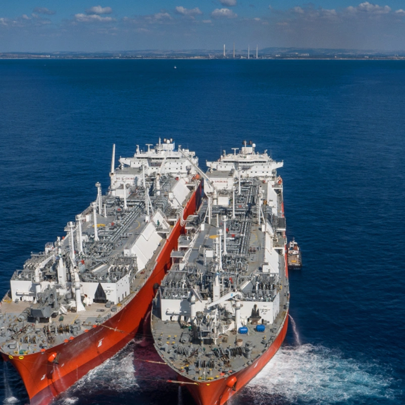 LNG STS transfer