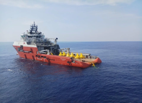 Mooreast offshore anchors being transported