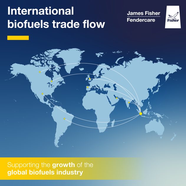 International biofuels trade flow illustration